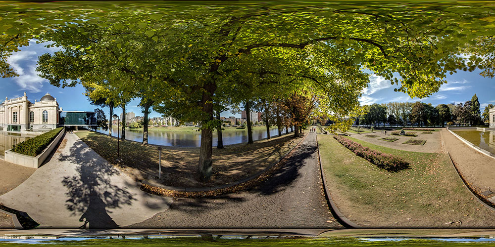 Under the trees · La Boverie Park