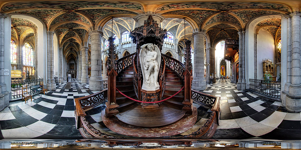 Le Génie du Mal · La chaire de Guillaume Geefs