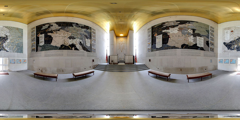 Inside the Memorial · the Chapel and the Maps