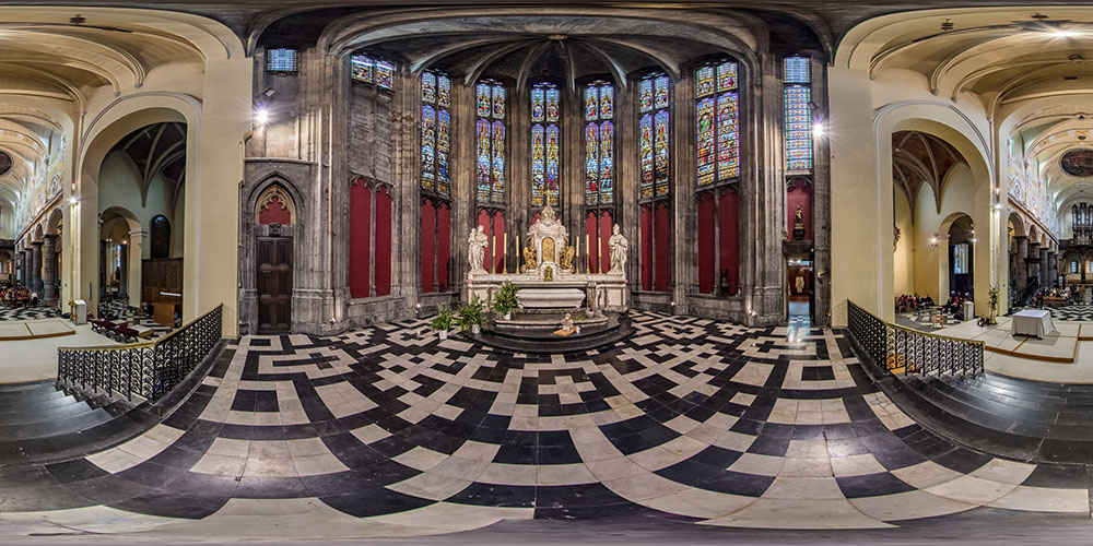 Choir Altar and Stained Glass