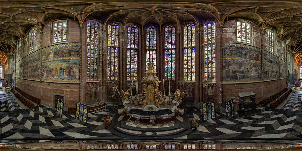 The Choir Windows and the Corpus Christi Murals - Saint Martin