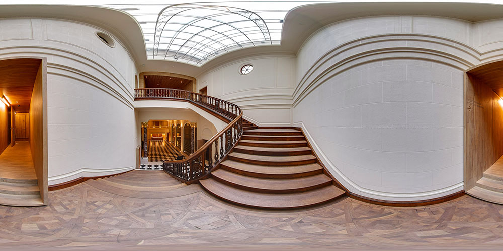 The Grand Staircase Beneath the Skylight - Théâtre de Liège